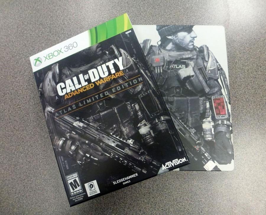 Duty Calls: The limited edition of Call of Duty Advanced Warfare comes with a collectible steel bookcase. It is priced at $80 at most stores. The original version is $60. 