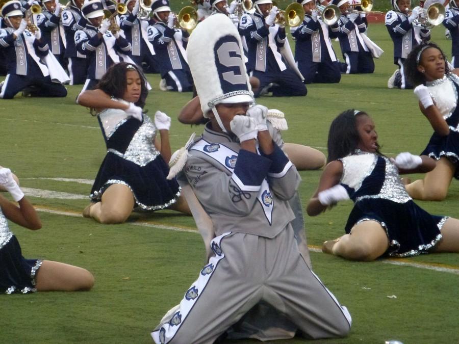 Southfield High School is known for its fancy footed marching band. 